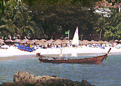 beach at le meridien