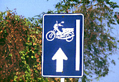 motorbicycle sign