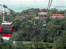Last leg of cable ride